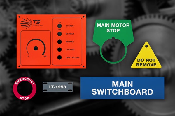 Kit of industrial signage