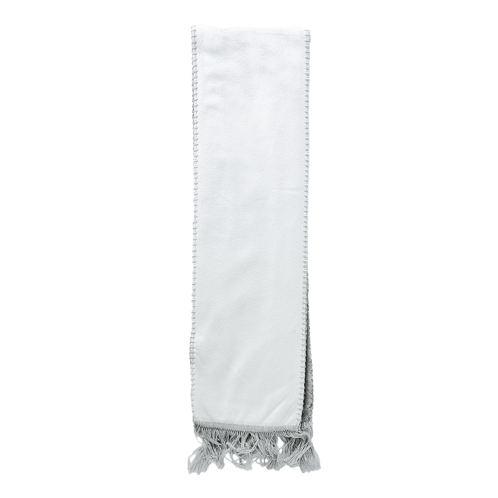 Blank Sherpa lined scarf folded in half