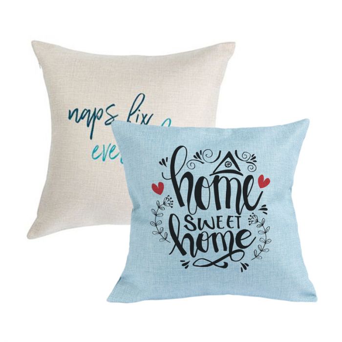 2 pillows  personalized
