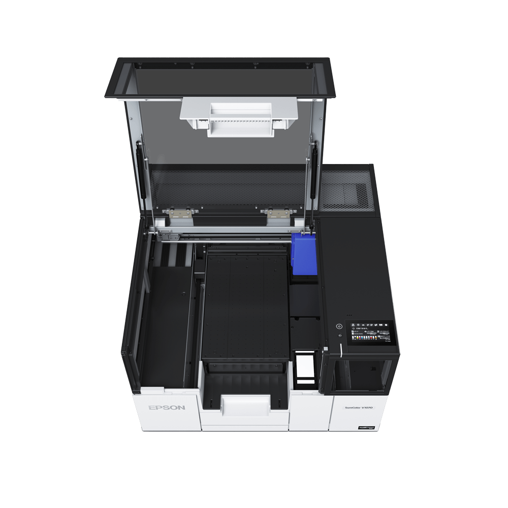Epson V1070 printer top open