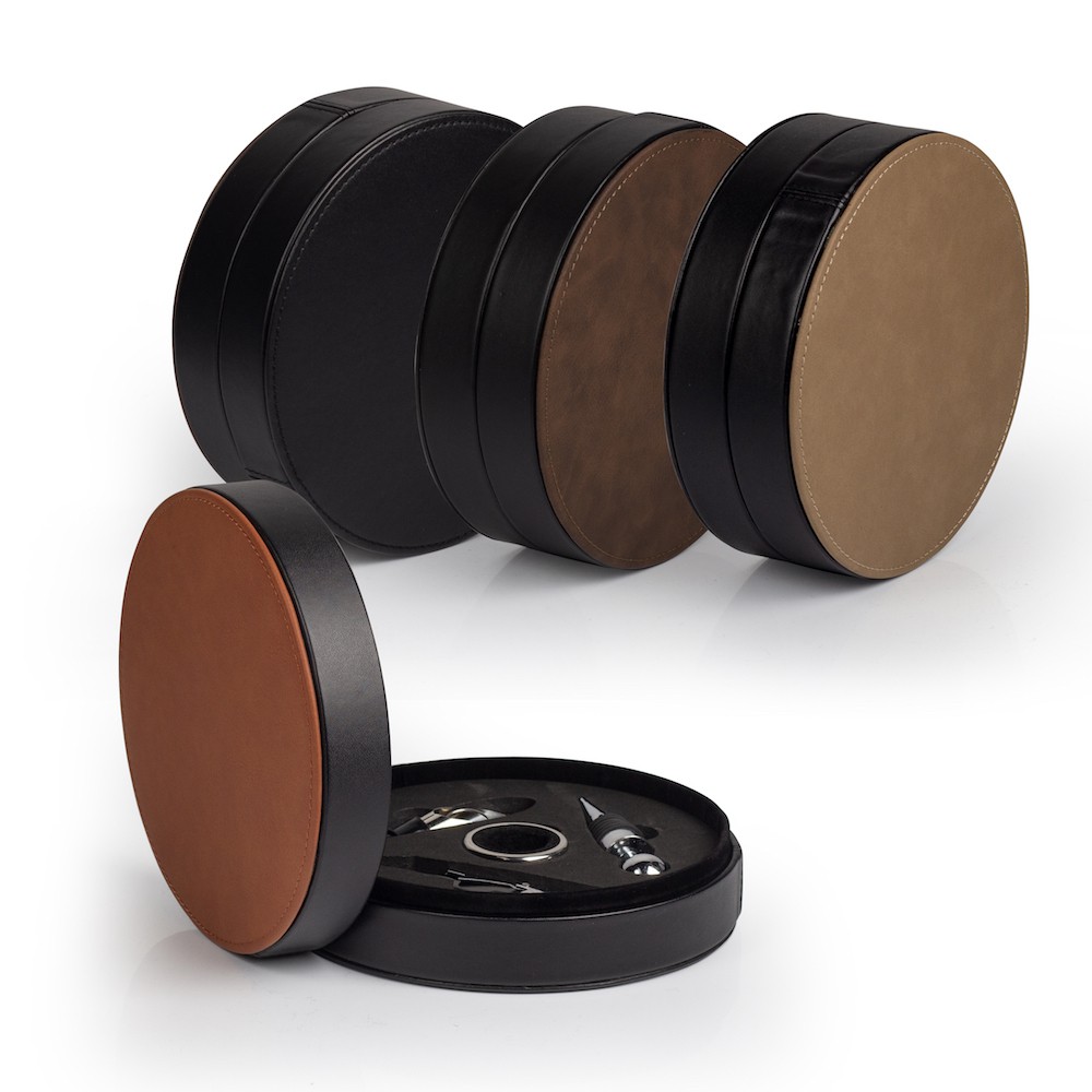 Saddle Collection Circular Wine Set