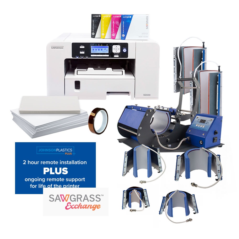 Sawgrass SG500 printer drinkware bundle