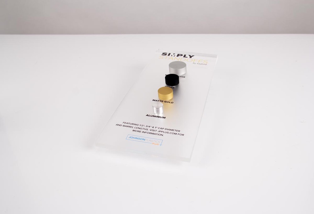 Standoff sample showing different colors and sizes