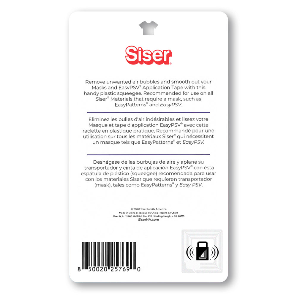 Back of Siser® EasySqueegee™ packaging