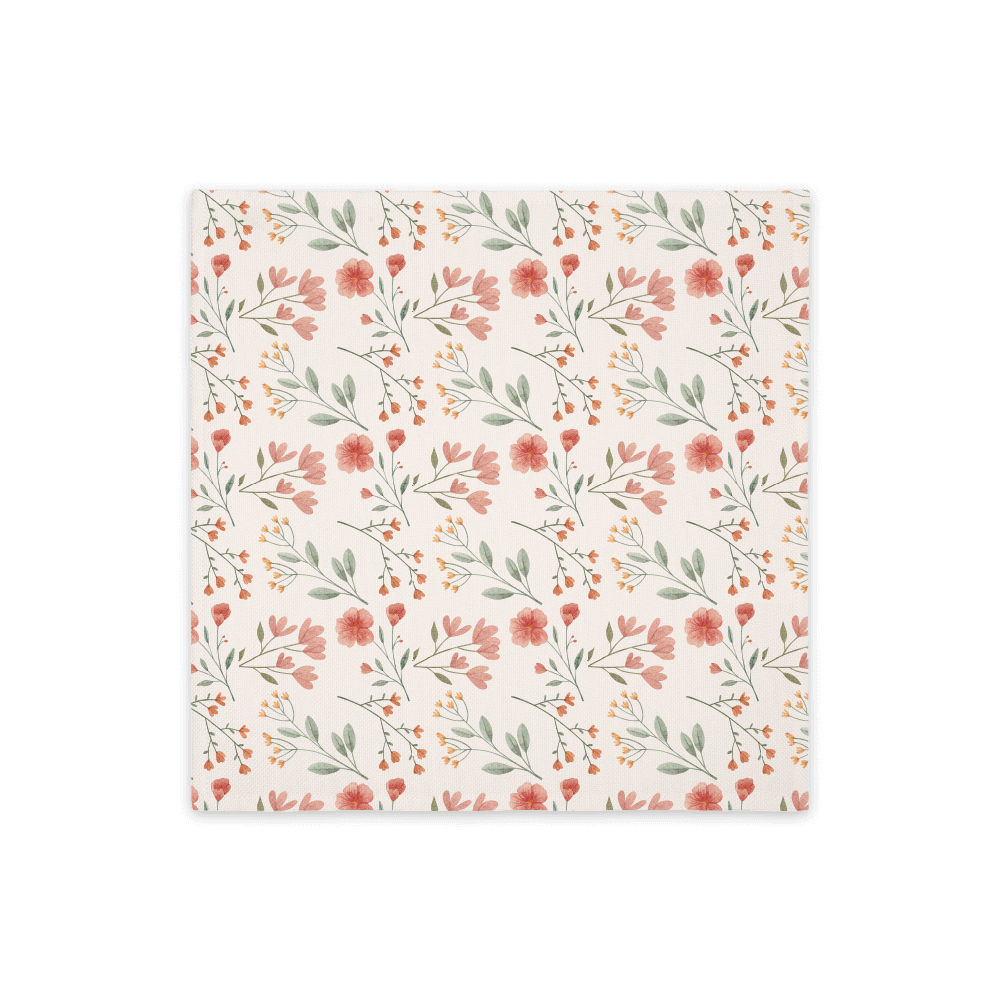 Floral napkin