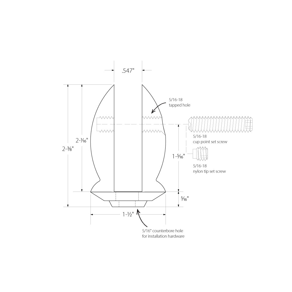 Gyford Standoff Panel Grippers | JPPlus