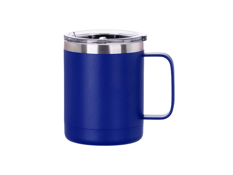 blue Stainless Coffee Cup
