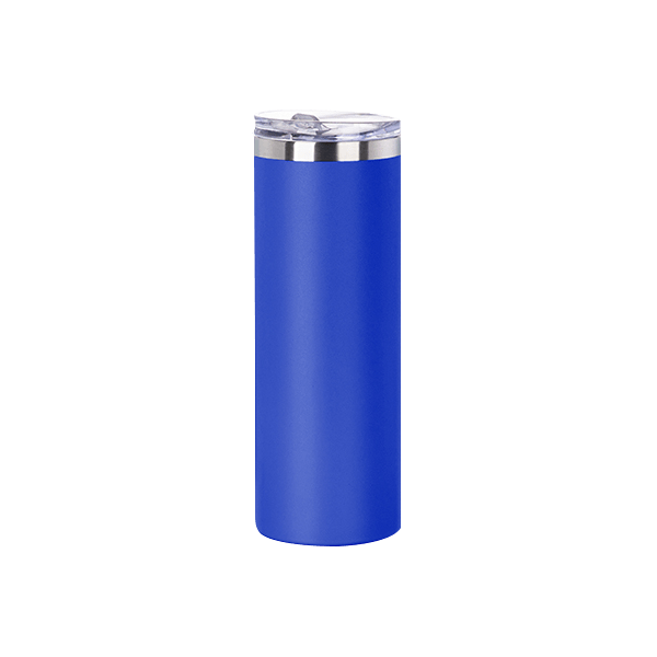 Royal Blue skinny tumbler