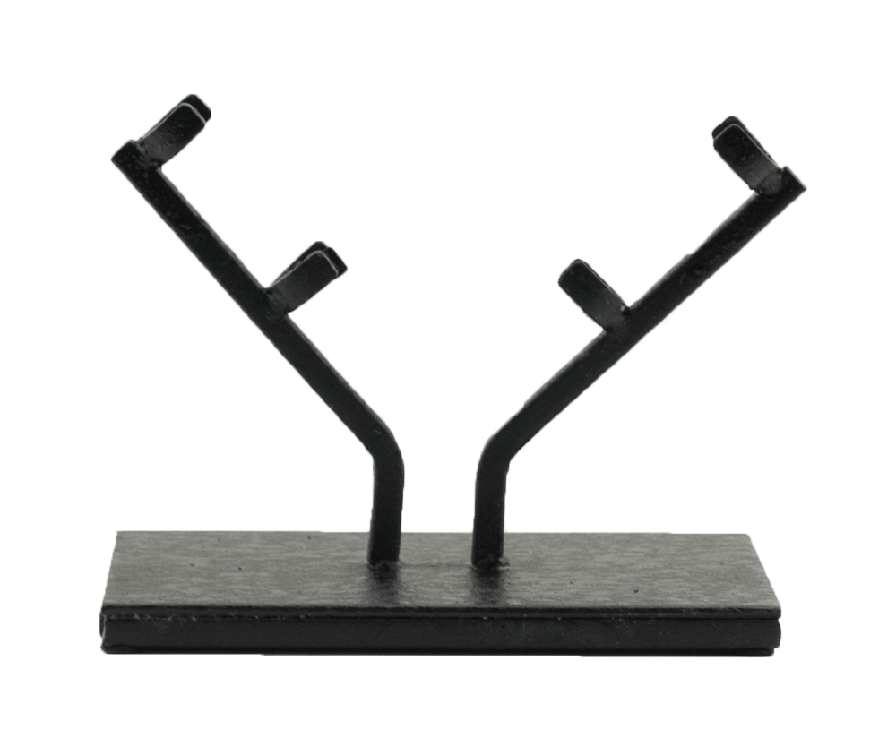 Small Iron Tile Stand  (36/cs) Holds 4x4 to 6x6 inch tile 5"w x 3.5"h x 3"d