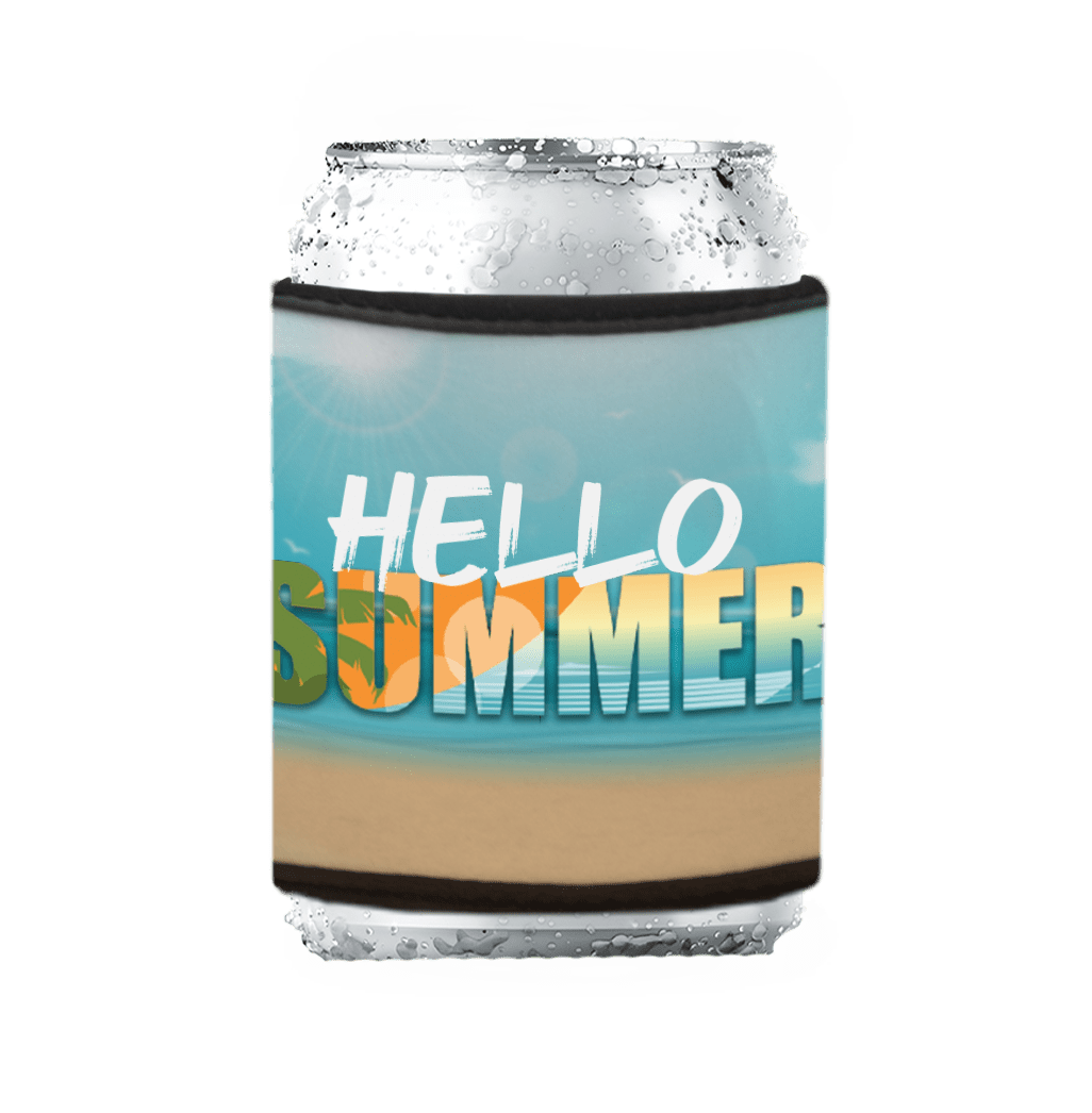 can insulator with Hello Summer design