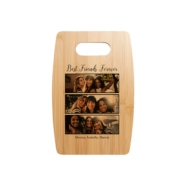 Best Friends Personalized Cutting Bamboo Cutting Board