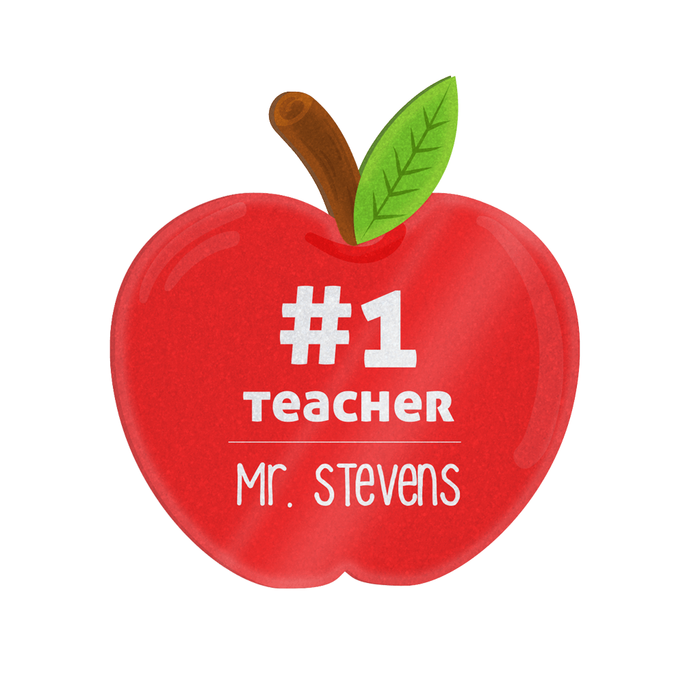 Number one teacher apple