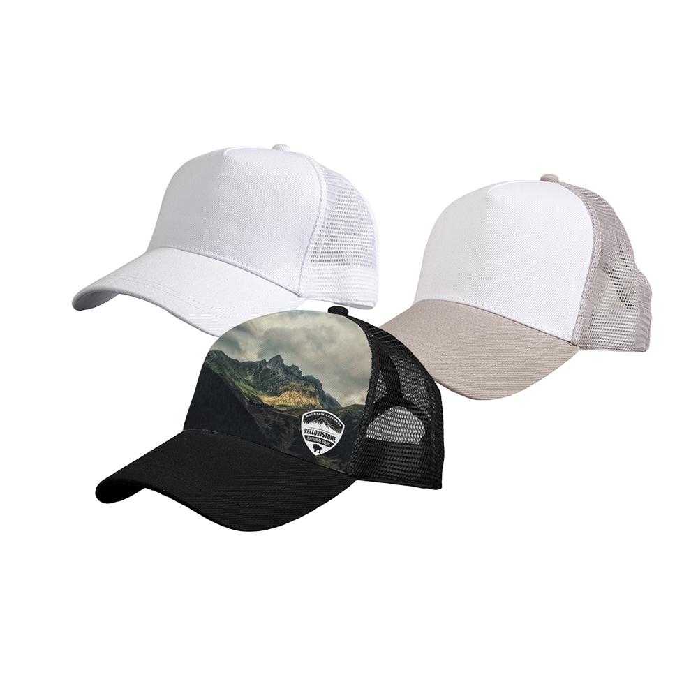 Group of trucker caps