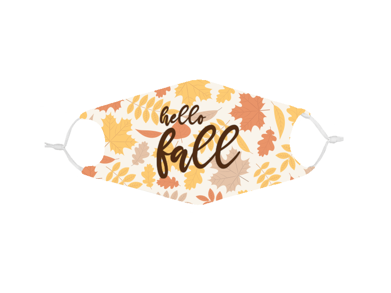 Sublimation Face Mask with Filter Slit (Full White, Large) (10 pack)
