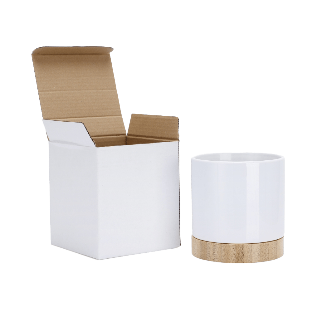 planter with shipping box