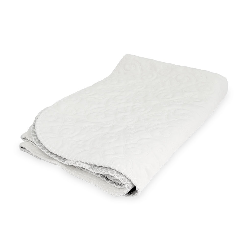 Quilted baby blanked folded