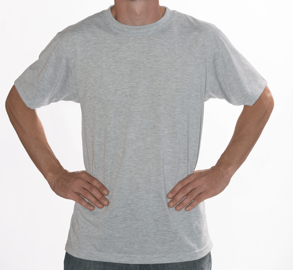 L ASH HEATHER T SHIRT YOUTH BASIC PERFORMANCE TEE YOUTH VAPOR (6/PKG) LARGE