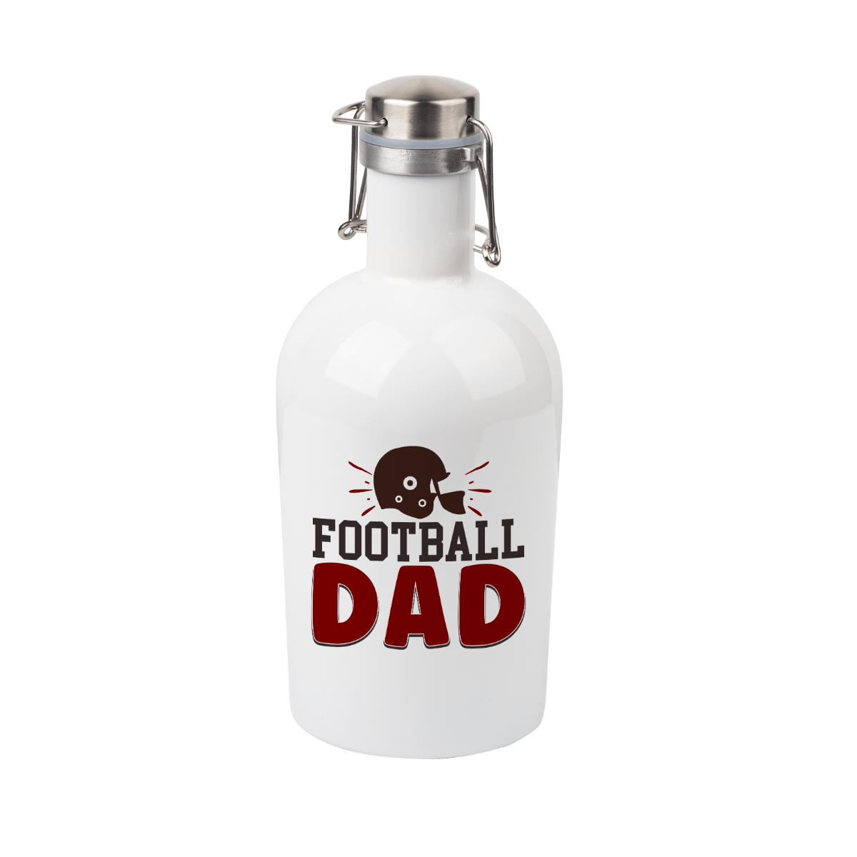64oz White Stainless Sublimation Growler