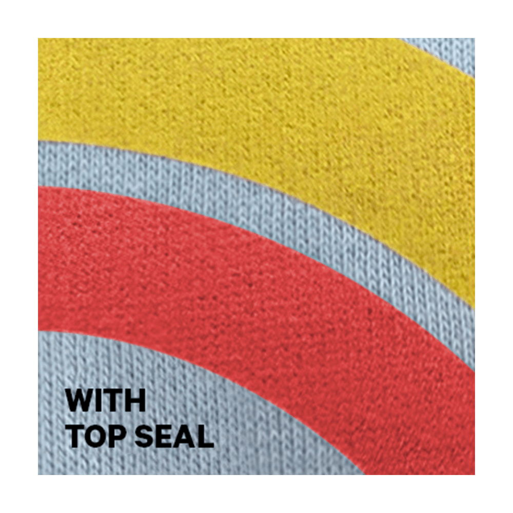 close up of transfer with top seal