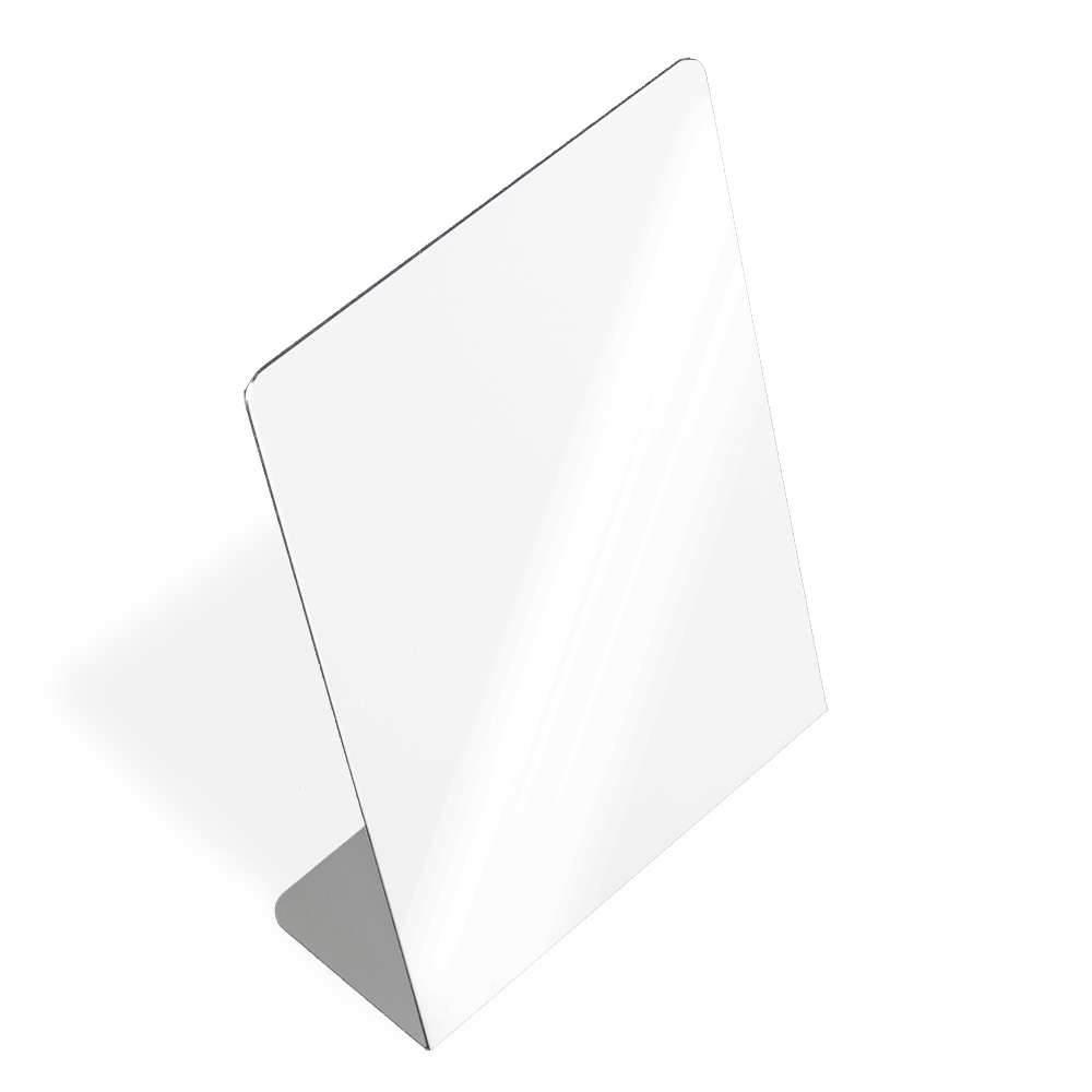 Duraluxe Glossy Aluminum Two-Sided Easel Frame