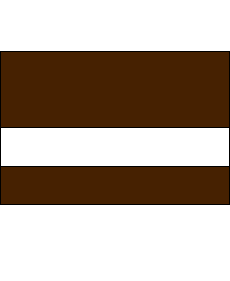 Satin Brown/White Color Swatch