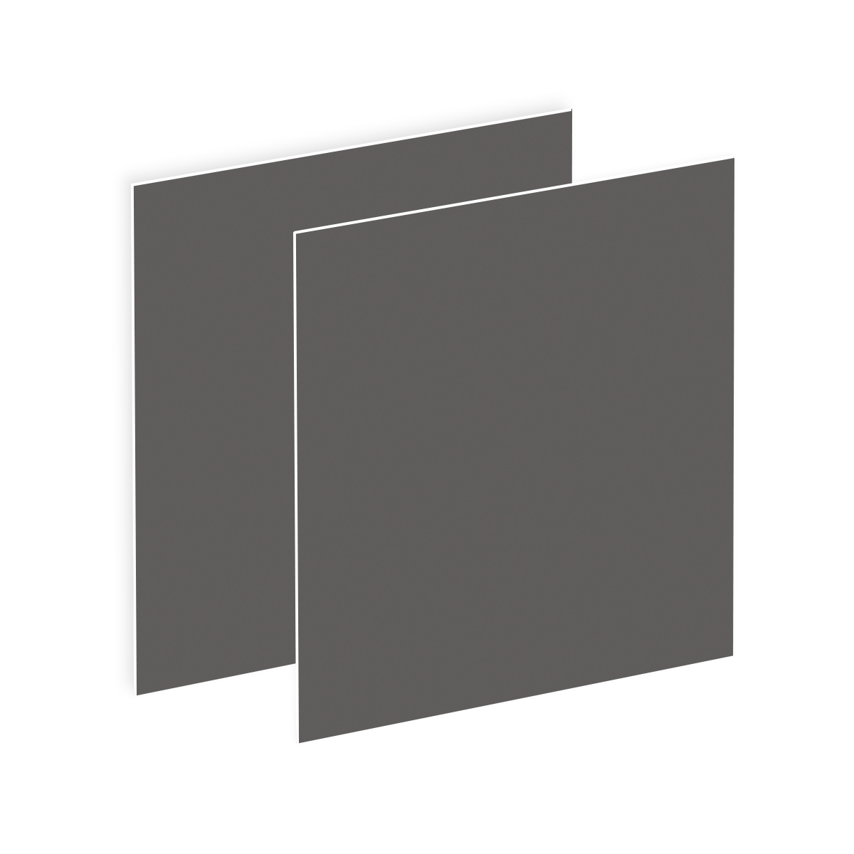 Graphite/White standing swatch