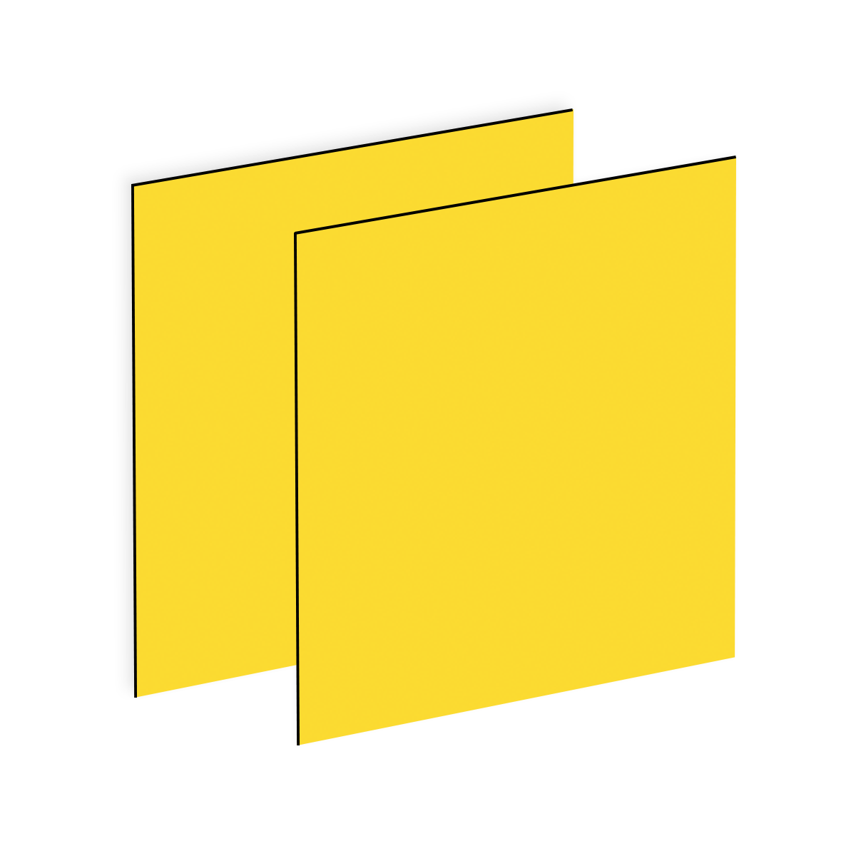 Safety Yellow/Black standing swatch
