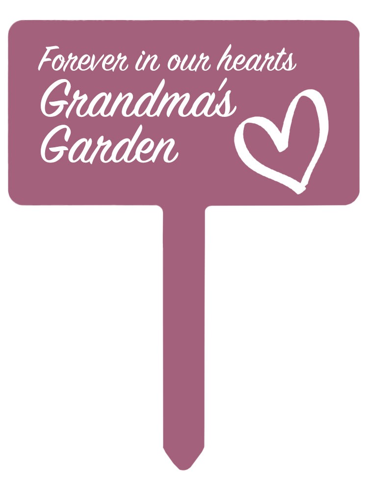 Garden stake for Grandma's garden