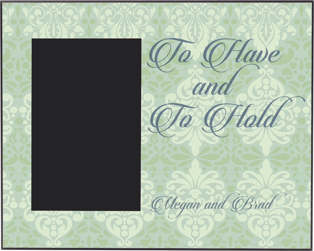 Personalized wedding picture frame