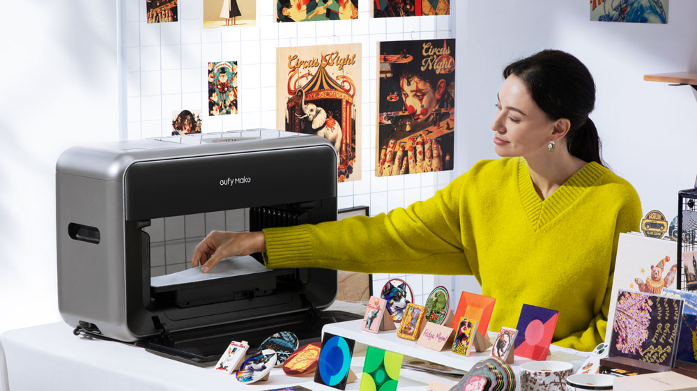 eufyMake E1 Direct-to-Object 3D Texture Desktop UV Printer and