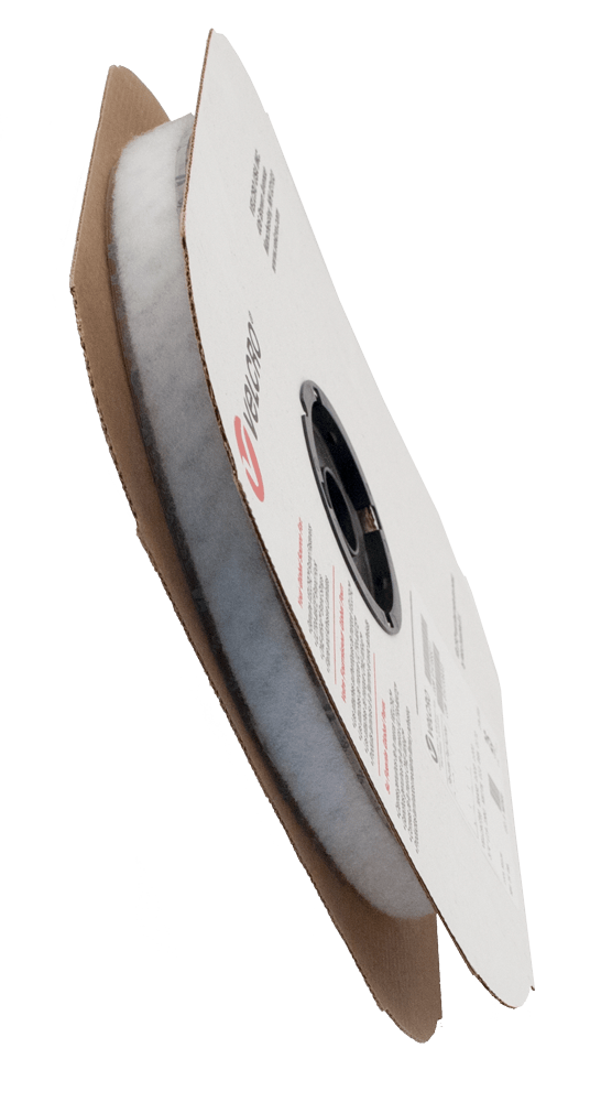 white VELCRO® Brand Roll with Adhesive