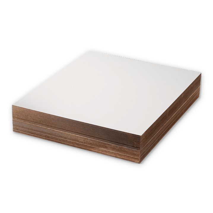 Stack of hardboard sheet