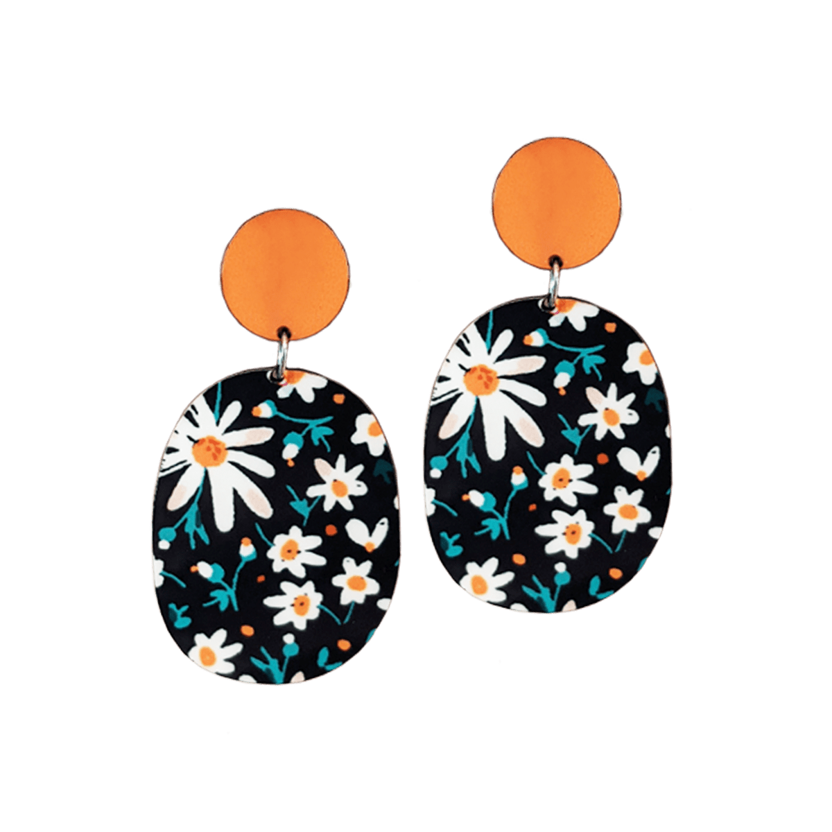 Two flower earrings