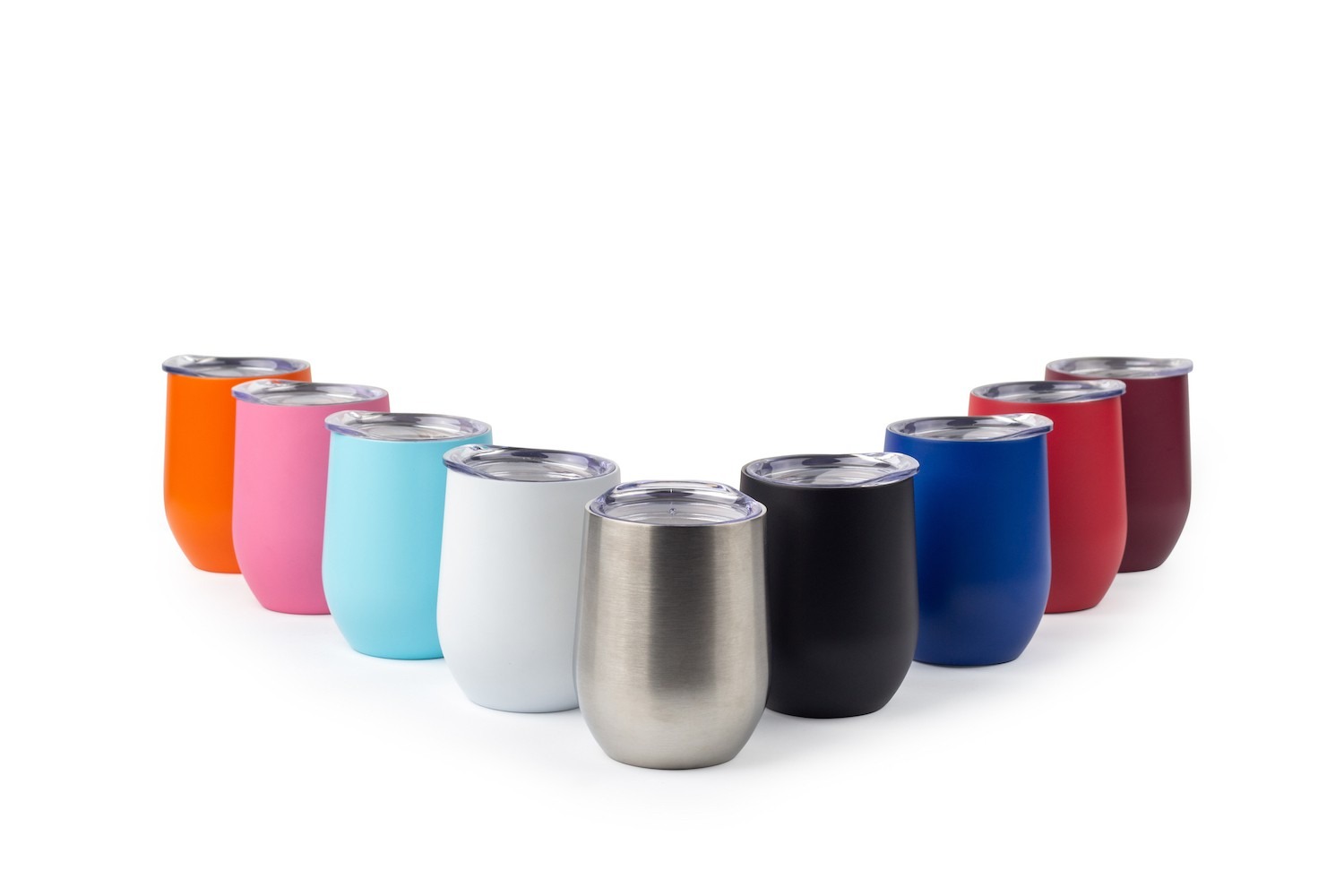 group of Stemless Wine Glasses
