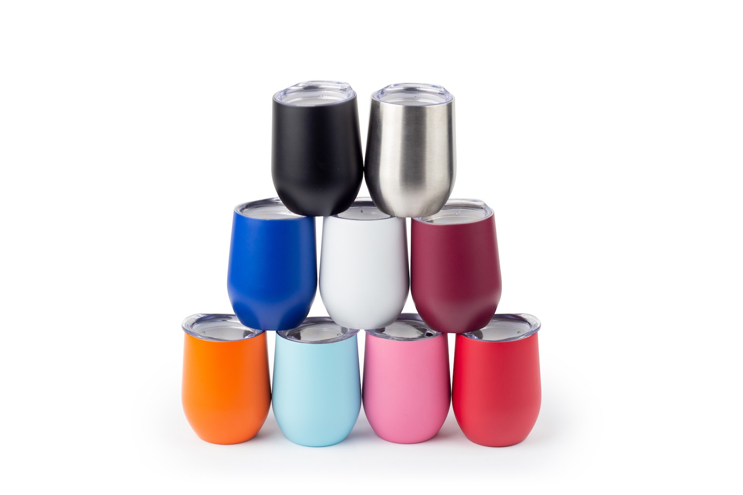 group of Stemless Wine Glasses
