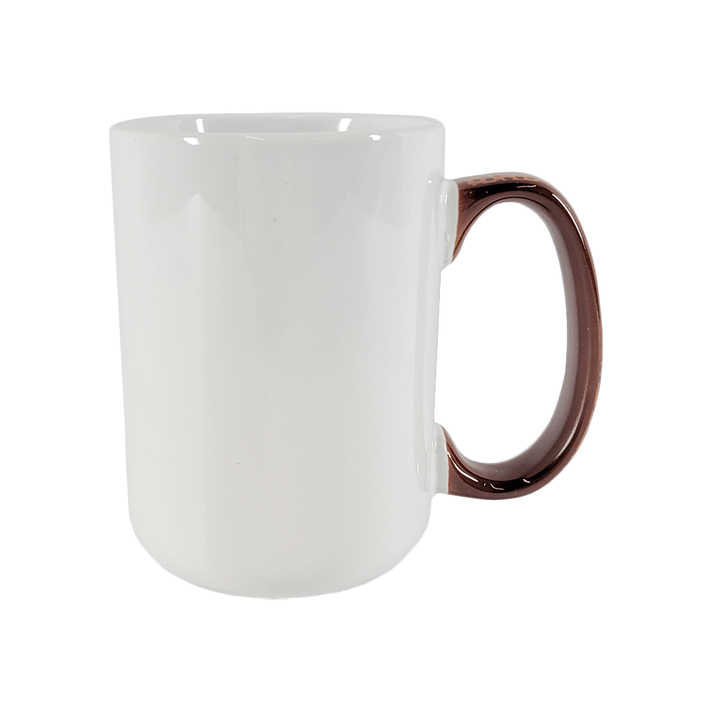 15oz Ceramic Sublimation Mug with Sport-Themed Handle | JPPlus