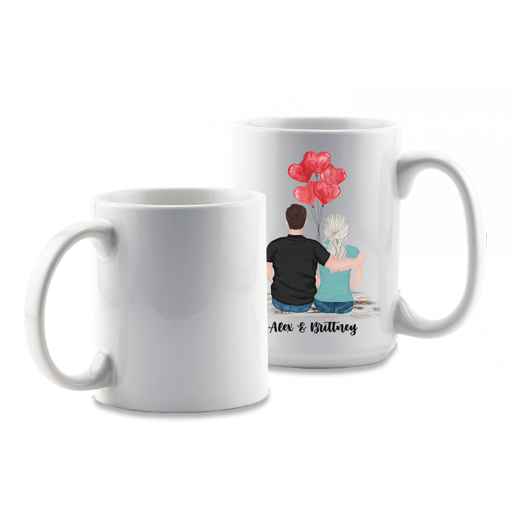 11 oz and 15 oz mugs
