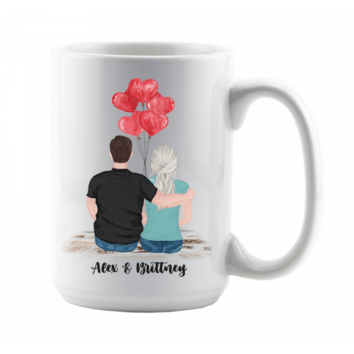 Mug with Alex & Brittney design sublimated