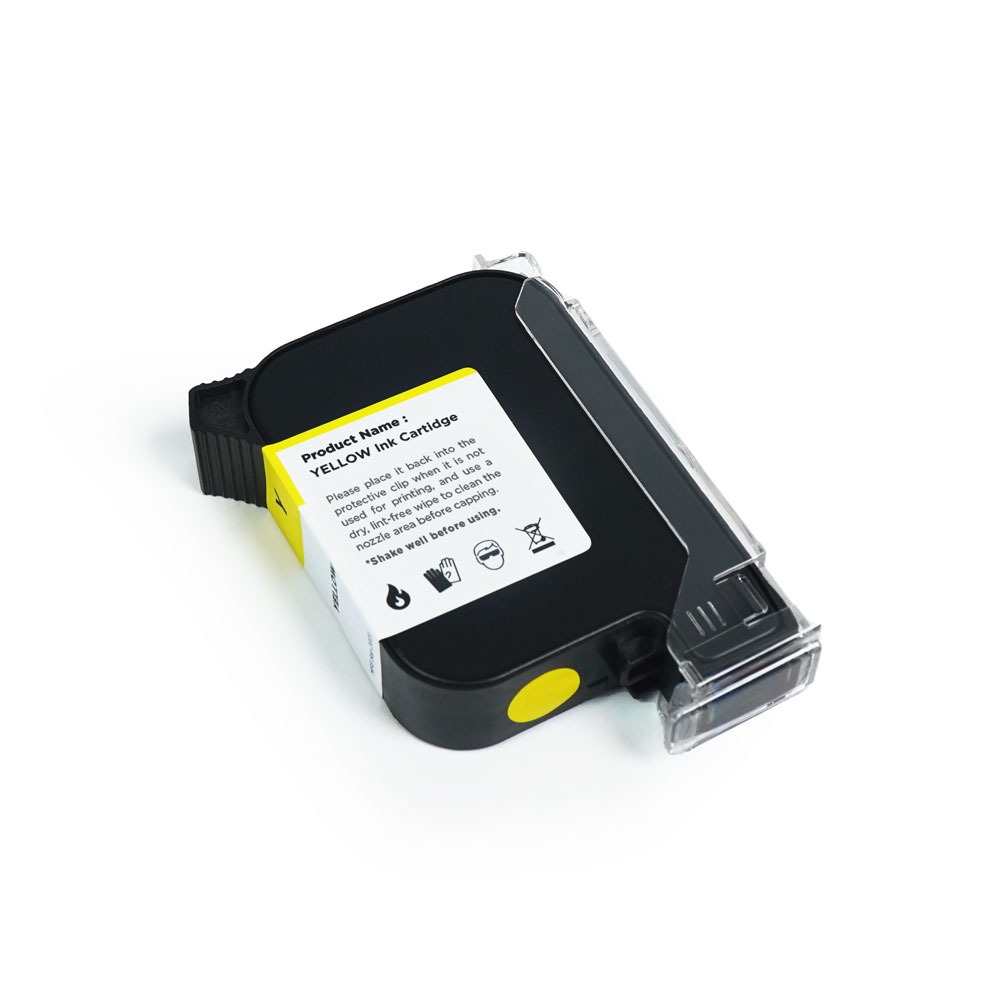 Yellow ink cartridge side angle