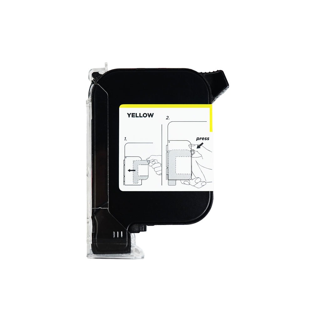 Yellow ink cartridge side