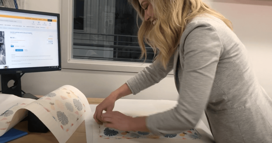Sublmating Vapor Apparel Face Coverings with Karli