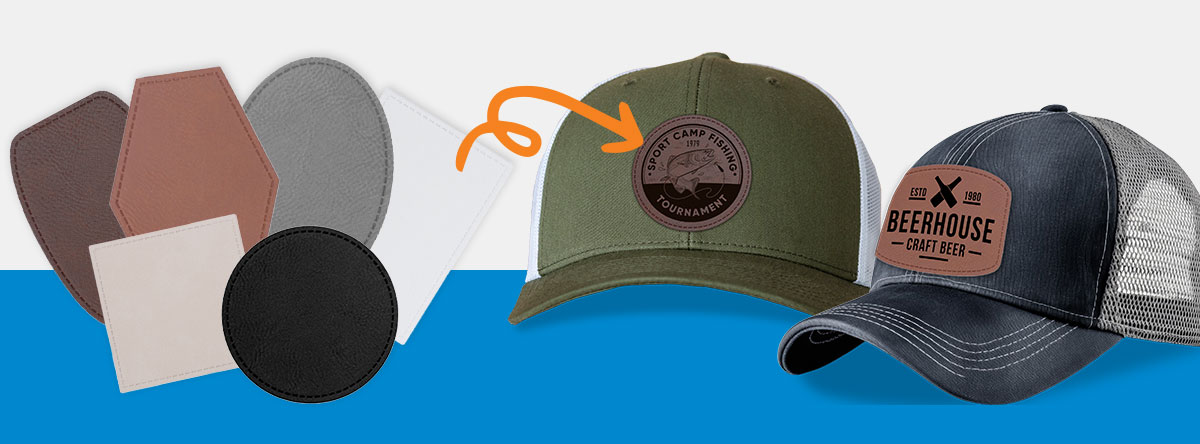 Saddle Collection Hat Patches with adhesive
