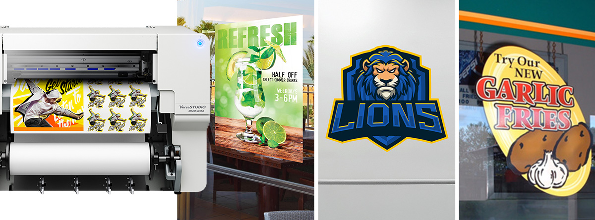 what can you make with an eco-solvent printer roland bn2