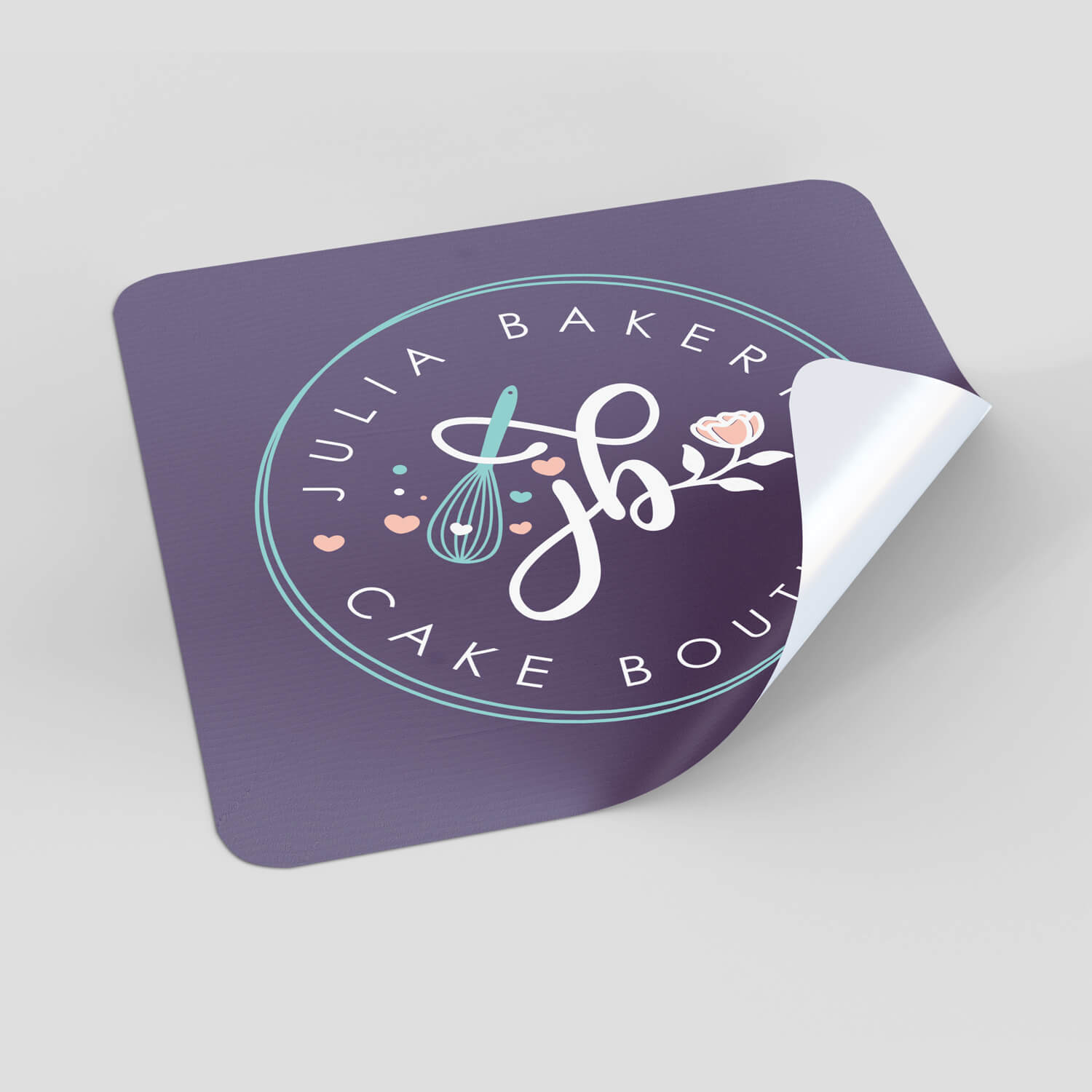 custom sticker for a bakery