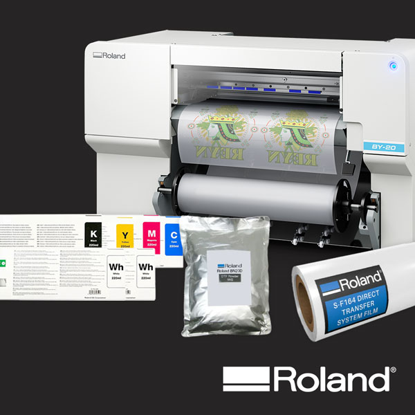savings on the Roland BY-20 DTF printer through December 29th