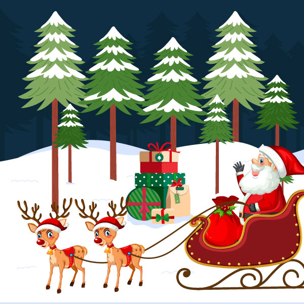 Enter Santa's weekly giveaway fill out form